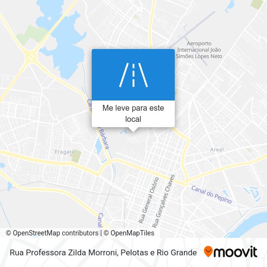Rua Professora Zilda Morroni mapa