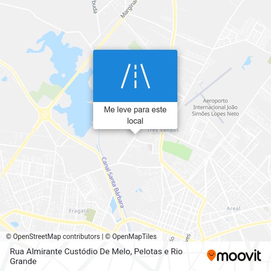 Rua Almirante Custódio De Melo mapa
