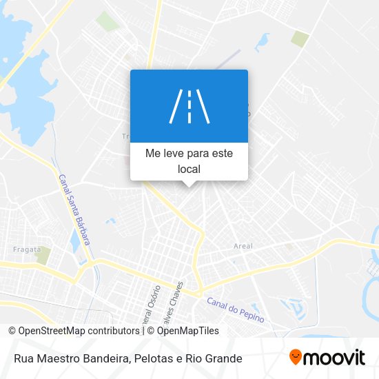 Rua Maestro Bandeira mapa
