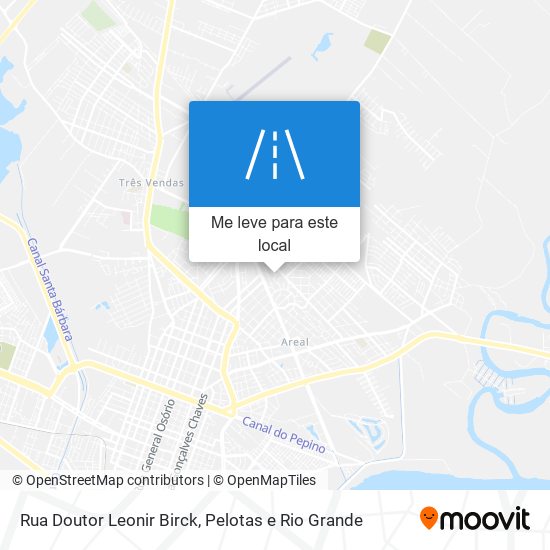 Rua Doutor Leonir Birck mapa