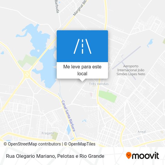 Rua Olegario Mariano mapa