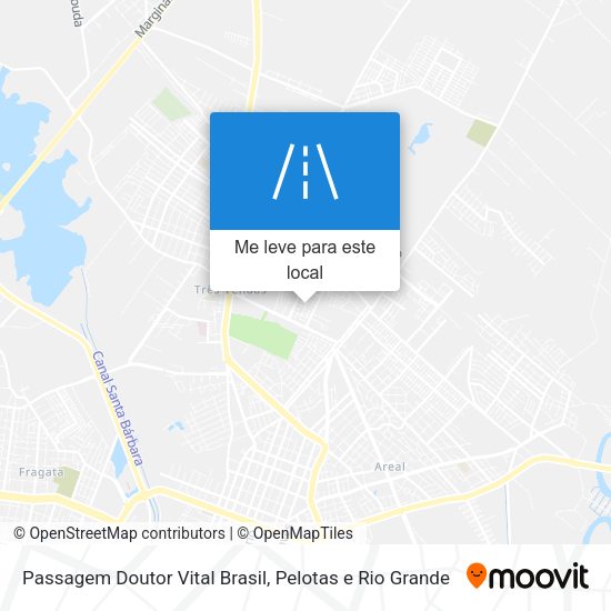 Passagem Doutor Vital Brasil mapa