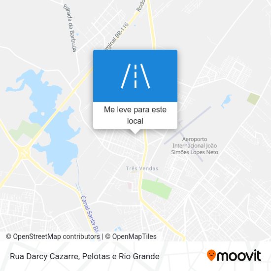 Rua Darcy Cazarre mapa