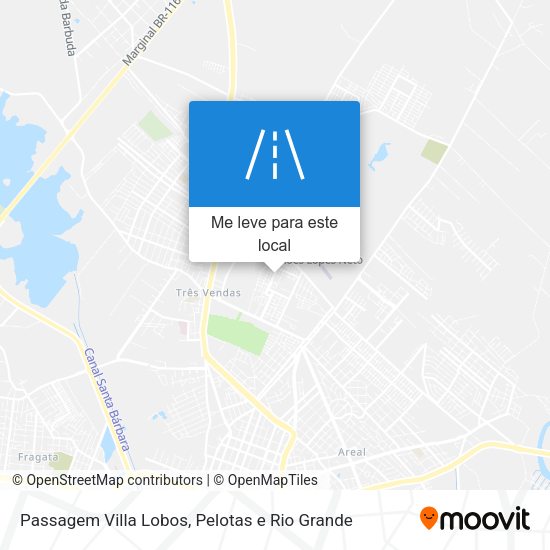 Passagem Villa Lobos mapa
