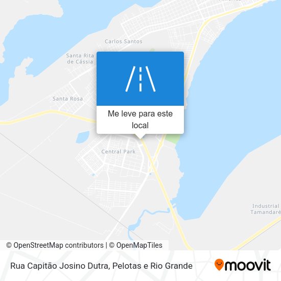 Rua Capitão Josino Dutra mapa