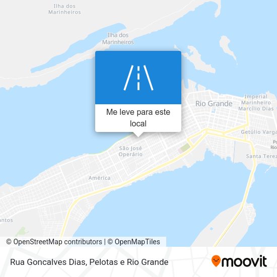 Rua Goncalves Dias mapa