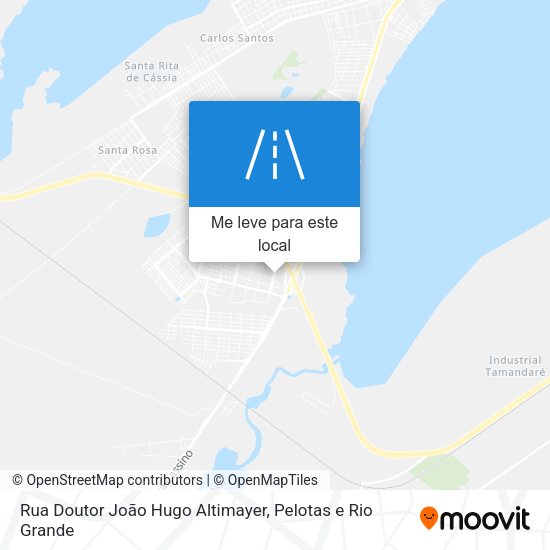 Rua Doutor João Hugo Altimayer mapa