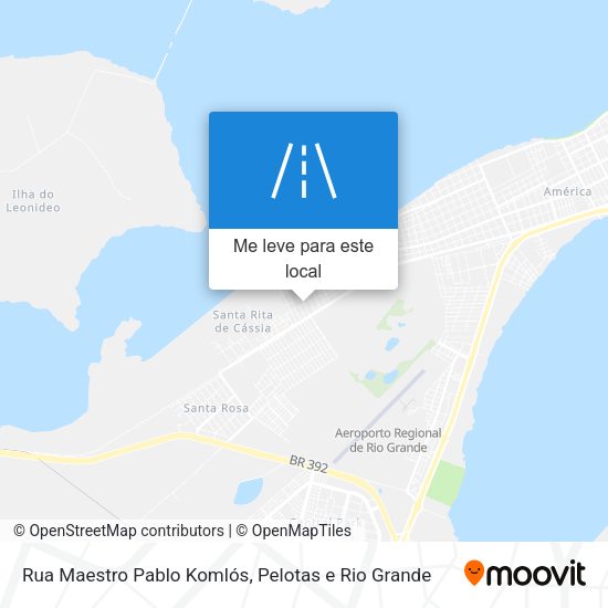 Rua Maestro Pablo Komlós mapa