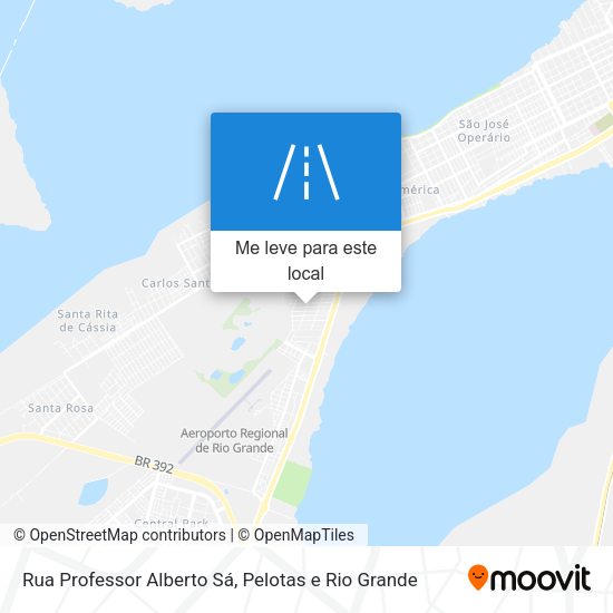 Rua Professor Alberto Sá mapa