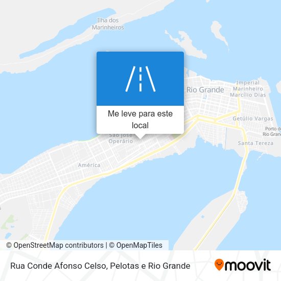 Rua Conde Afonso Celso mapa