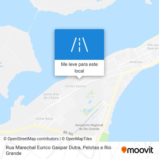 Rua Marechal Eurico Gaspar Dutra mapa