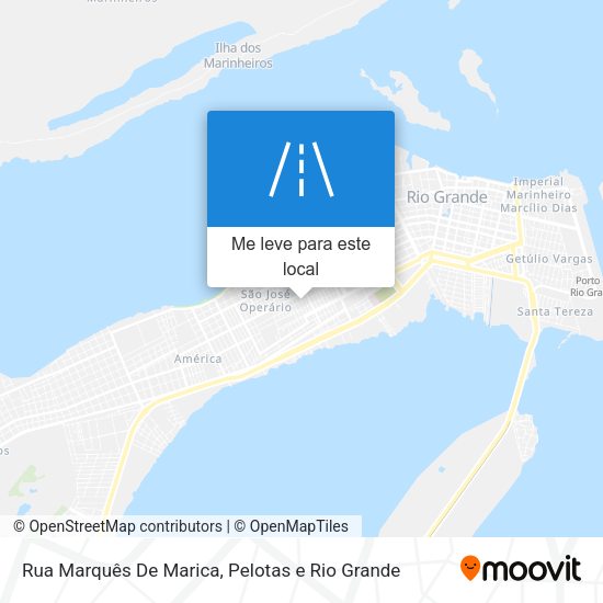 Rua Marquês De Marica mapa