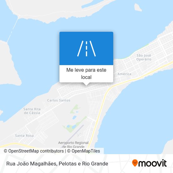 Rua João Magalhães mapa