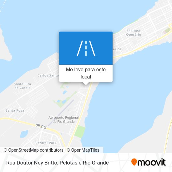 Rua Doutor Ney Britto mapa