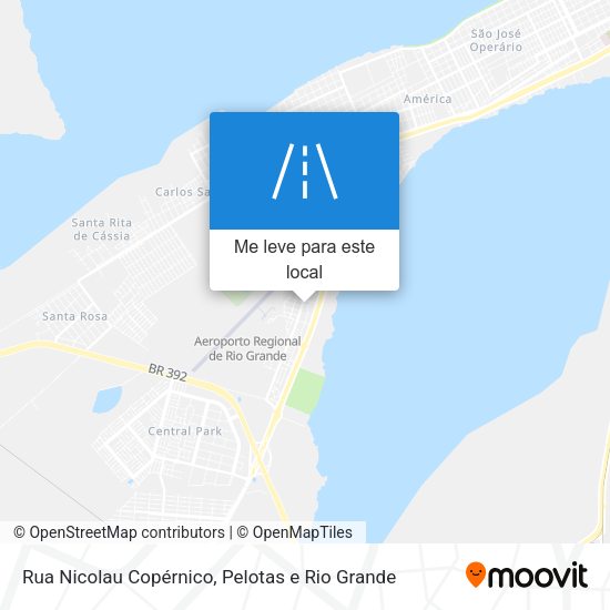 Rua Nicolau Copérnico mapa