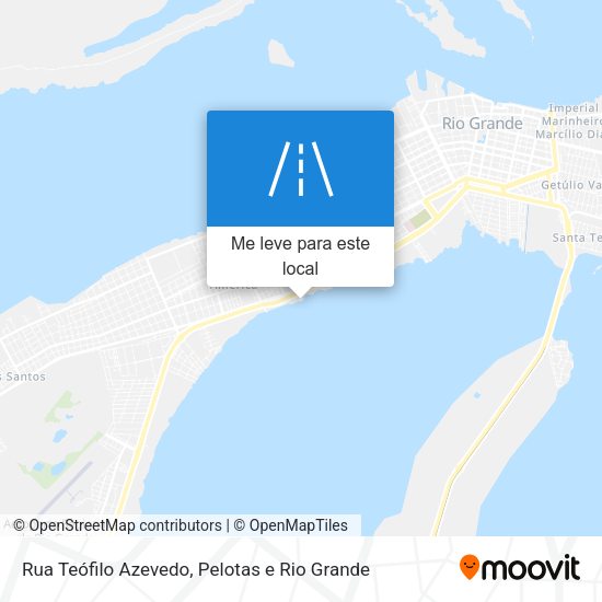 Rua Teófilo Azevedo mapa