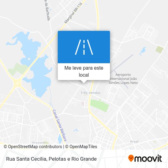 Rua Santa Cecília mapa