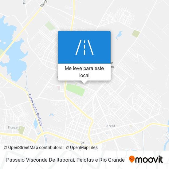 Passeio Visconde De Itaboraí mapa