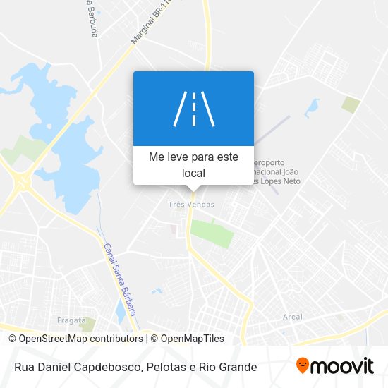 Rua Daniel Capdebosco mapa
