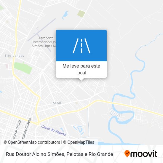 Rua Doutor Alcino Simões mapa
