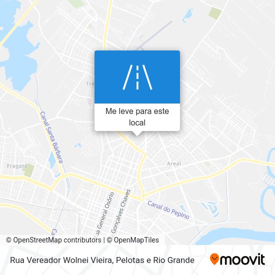 Rua Vereador Wolnei Vieira mapa