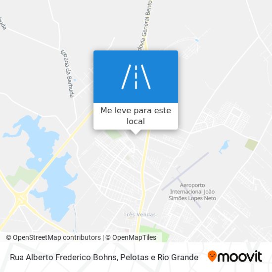 Rua Alberto Frederico Bohns mapa