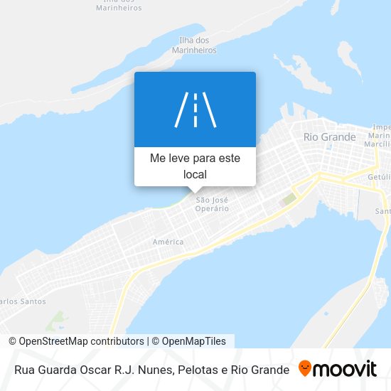 Rua Guarda Oscar R.J. Nunes mapa