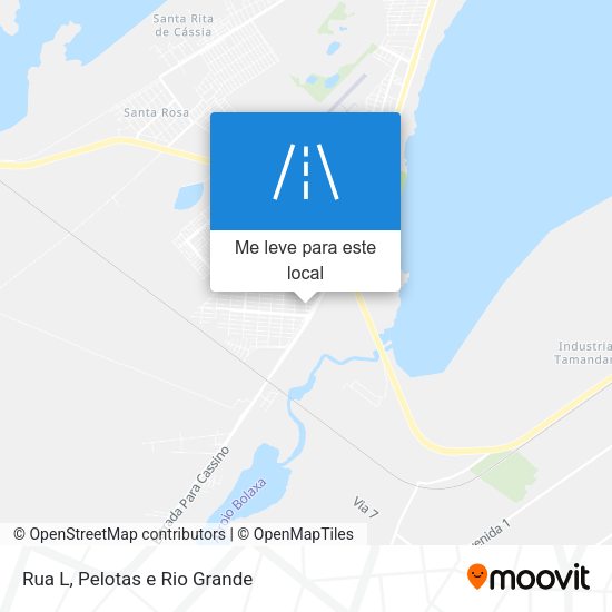 Rua L mapa