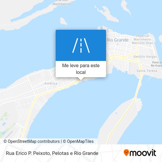 Rua Erico P. Peixoto mapa