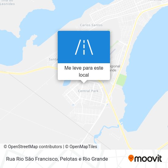 Rua Rio São Francisco mapa