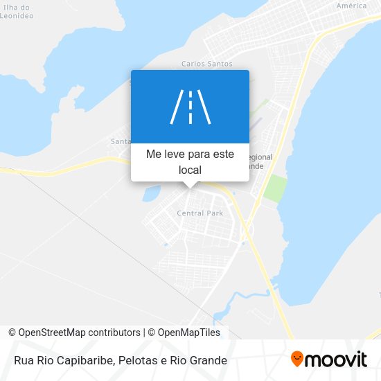 Rua Rio Capibaribe mapa