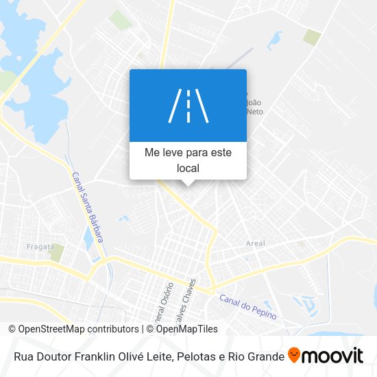 Rua Doutor Franklin Olivé Leite mapa