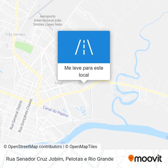 Rua Senador Cruz Jobim mapa
