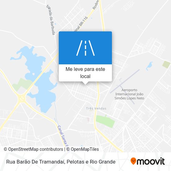 Rua Barão De Tramandaí mapa