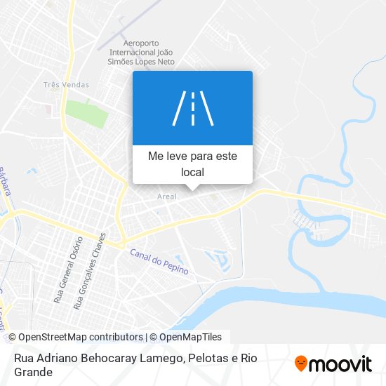 Rua Adriano Behocaray Lamego mapa