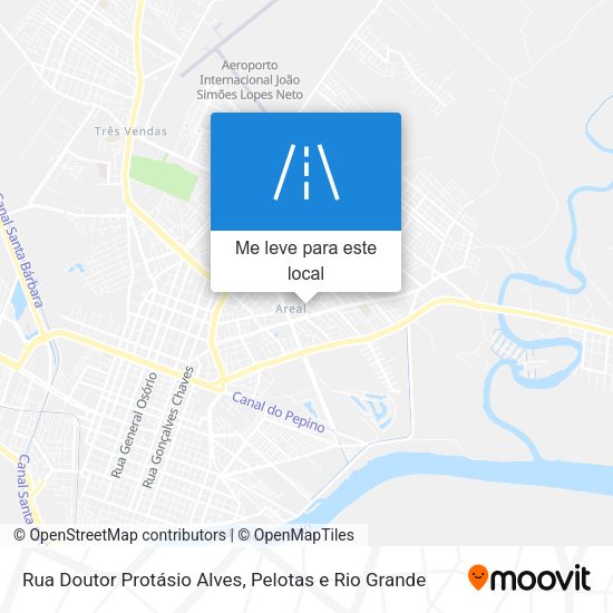 Rua Doutor Protásio Alves mapa
