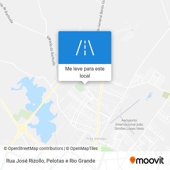 Rua José Rizollo mapa