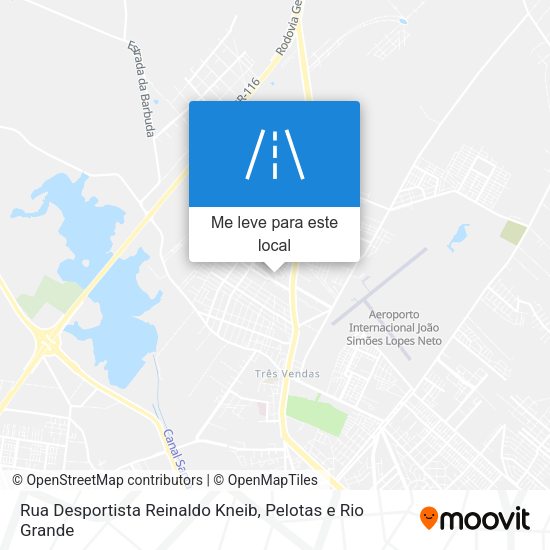 Rua Desportista Reinaldo Kneib mapa
