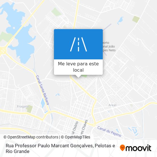 Rua Professor Paulo Marcant Gonçalves mapa