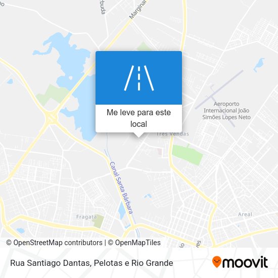 Rua Santiago Dantas mapa
