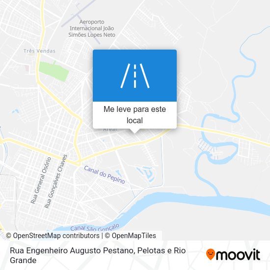 Rua Engenheiro Augusto Pestano mapa