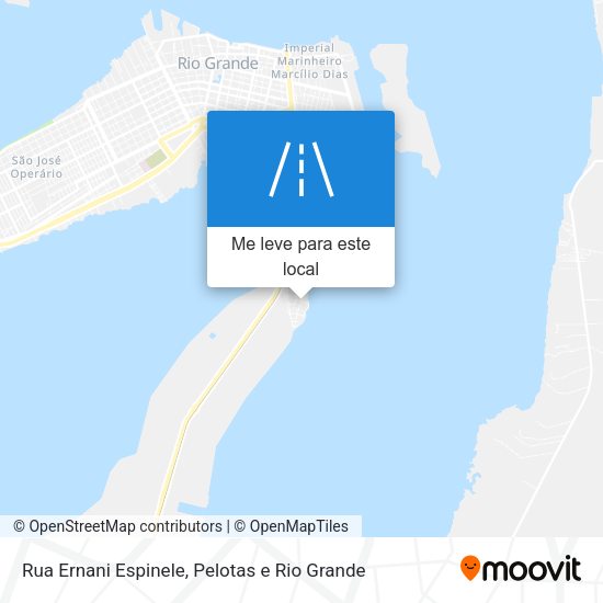 Rua Ernani Espinele mapa