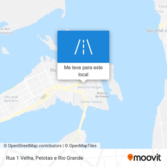 Rua 1 Velha mapa