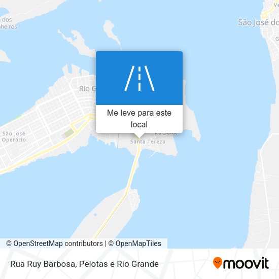Rua Ruy Barbosa mapa