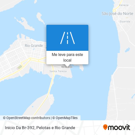 Início Da Br-392 mapa