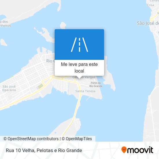 Rua 10 Velha mapa