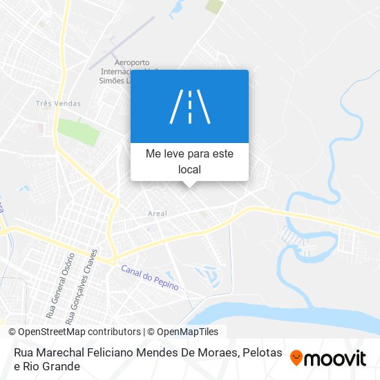 Rua Marechal Feliciano Mendes De Moraes mapa