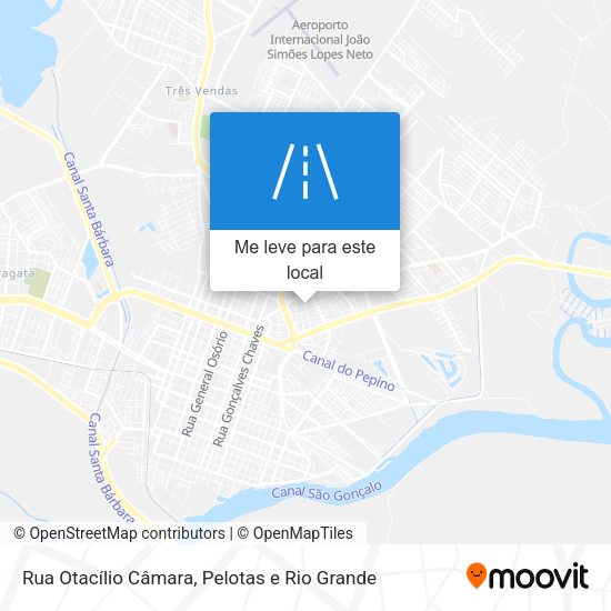 Rua Otacílio Câmara mapa