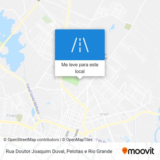 Rua Doutor Joaquim Duval mapa