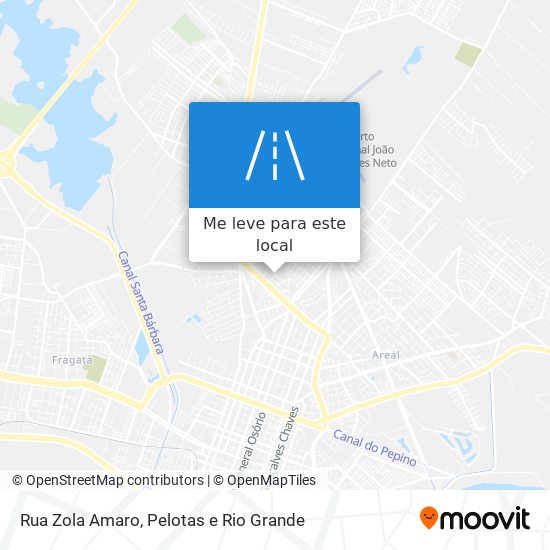 Rua Zola Amaro mapa